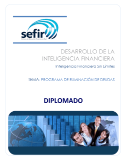 CLASE PROGRAMA DE ELIMINACION DE DEUDAS