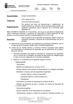 L&iacute;neas de alta tensi&oacute;n.