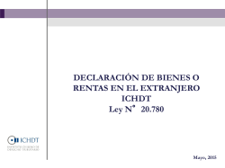 DECLARACI&Oacute;N DE BIENES O RENTAS EN EL EXTRANJERO