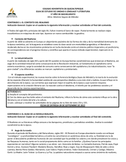 COLEGIO ADVENTISTA DE QUEZALTEPEQUE GUIA DE ESTUDIO