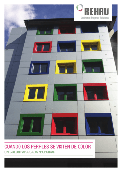 Ventanas REHAU - Gama de colores