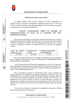 DECRET O - Ayuntamiento Campos del Rio