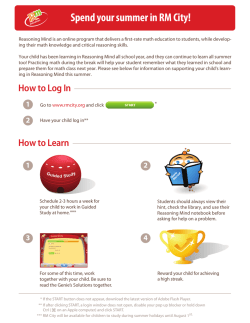 Spend your summer in RM City!