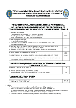 1.- CARPETA PROFESIONAL Solicitud para el Decano &ndash; (FACHSE