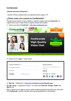 Conferendo &iquest;C&oacute;mo crear una cuenta en - FTP de Com-SL