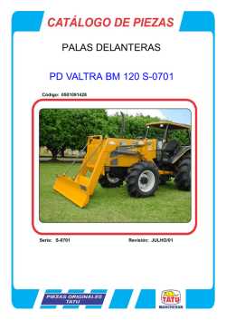PD VALTRA BM 120 S-0701 PALAS DELANTERAS