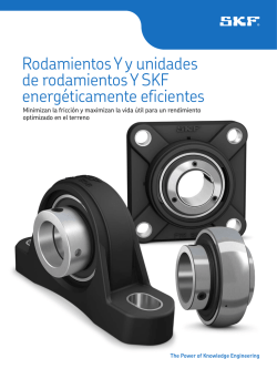 Rodamientos Y energ&eacute;ticamente