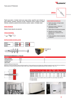 Tacos para el Profesional Fijaci&oacute;n para pladur y hormig&oacute;n celular