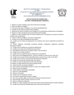 Cultura y Responsabilidad Ambiental