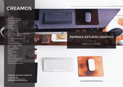 folleto corporativo - paprika estudio grafico