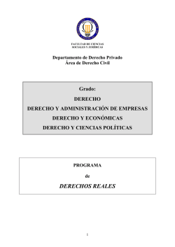 DERECHOS REALES