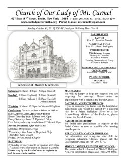 Church of Our Lady of Mt. Carmel