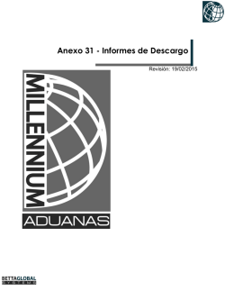 Anexo 31 - Informes de Descargo