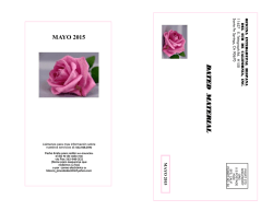 2015-Mayo Pinceladas - Oficina Intergrupal Hispana