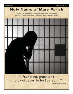March 15, 2015 - Holy Name of Mary Parish