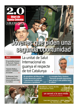 J&oacute;venes que piden una segunda oportunidad