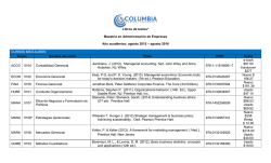 Maestr&iacute;a en Adm. de Empresas especializaci&oacute;n en Gerencia