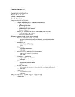 CURRICULUM DE LA FIEC CARLOS JOSEPH MERA GOMEZ