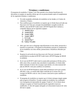 Ver t&eacute;rminos y Condiciones