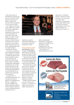 China Seafood Expo &ndash; 5 al 7 de noviembre 2014