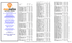 LISTA EXPRESADA EN PESOS MONEDA NACIONAL DE CURSO