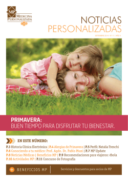 NOTICIAS PERSONALIZADAS