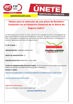 (UGT-Informa-Bases selec 1 plaza Bombero