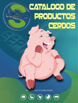 Catalogo Digital Cerdos