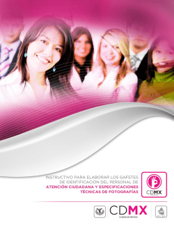 Instructivo para elaborar los gafetes de identificaci&oacute;n del