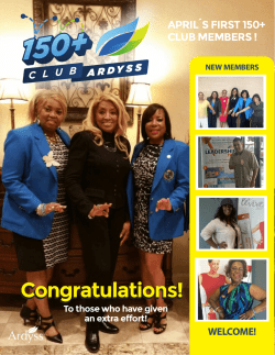 An appointment with Ardyss, will change your life