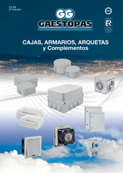 CAJAS, ARMARIOS, ARQUETAS y Complementos