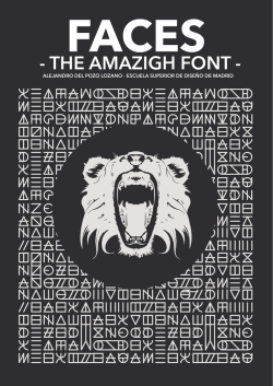THE AMAZIGH FONT - Alejandro del Pozo Lozano