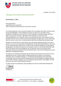 Circular 5 - Colegio Suizo de Santiago