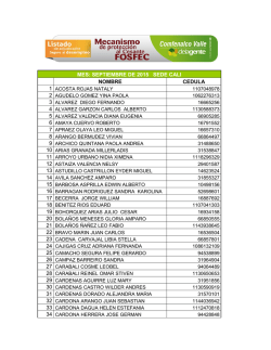 Listado de seguro al desempleo adjudicado