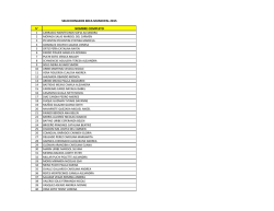 N&oacute;mina Seleccionados