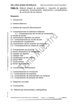 TEMA 16: Sistema integral de encendido e inyecci&oacute;n de gasolina