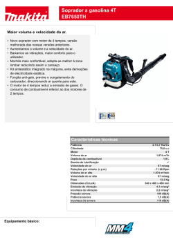 Soplador de mochila a gasolina 4T EB7650TH