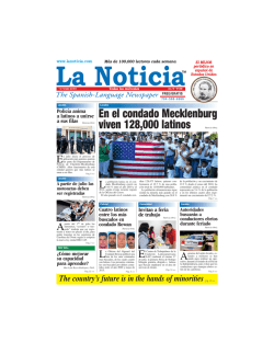 En el condado Mecklenburg viven 128,000 latinos - La Noticia