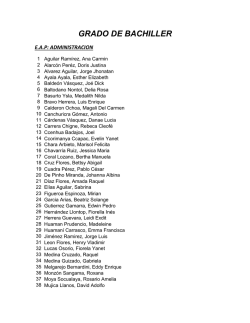 GRADO DE BACHILLER