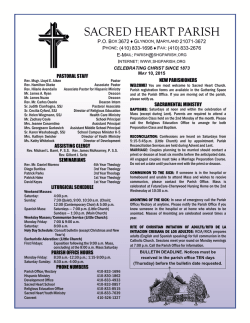 SACRED HEART PARISH - Sacred Heart Church