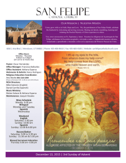 October 6 - San Felipe Catholic Church