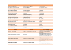 Estudiante Programa Deporte Carlos Felipe Olaya Chavez