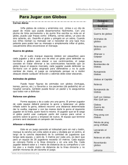 Para Jugar con Globos