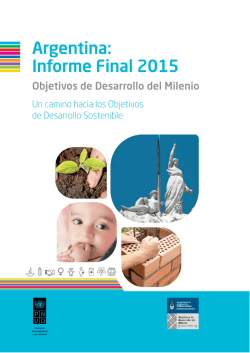 Un camino hacia los Objetivos de Desarrollo Sostenible