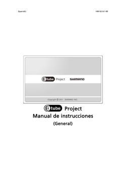Project Manual de instrucciones - e-tube project