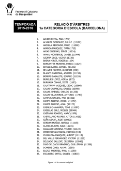 &Agrave;rbitres d`Escola