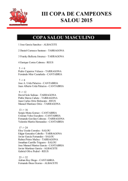 COPA SALOU MASCULINO