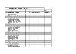 Inscripcions 2015 PROVES