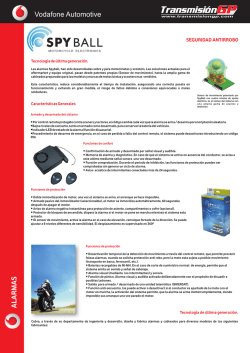 A LA R M A S - TransmisionGP