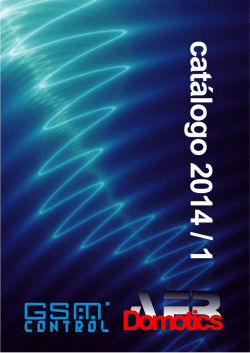 CATALOGO GSM - AFBdomotics